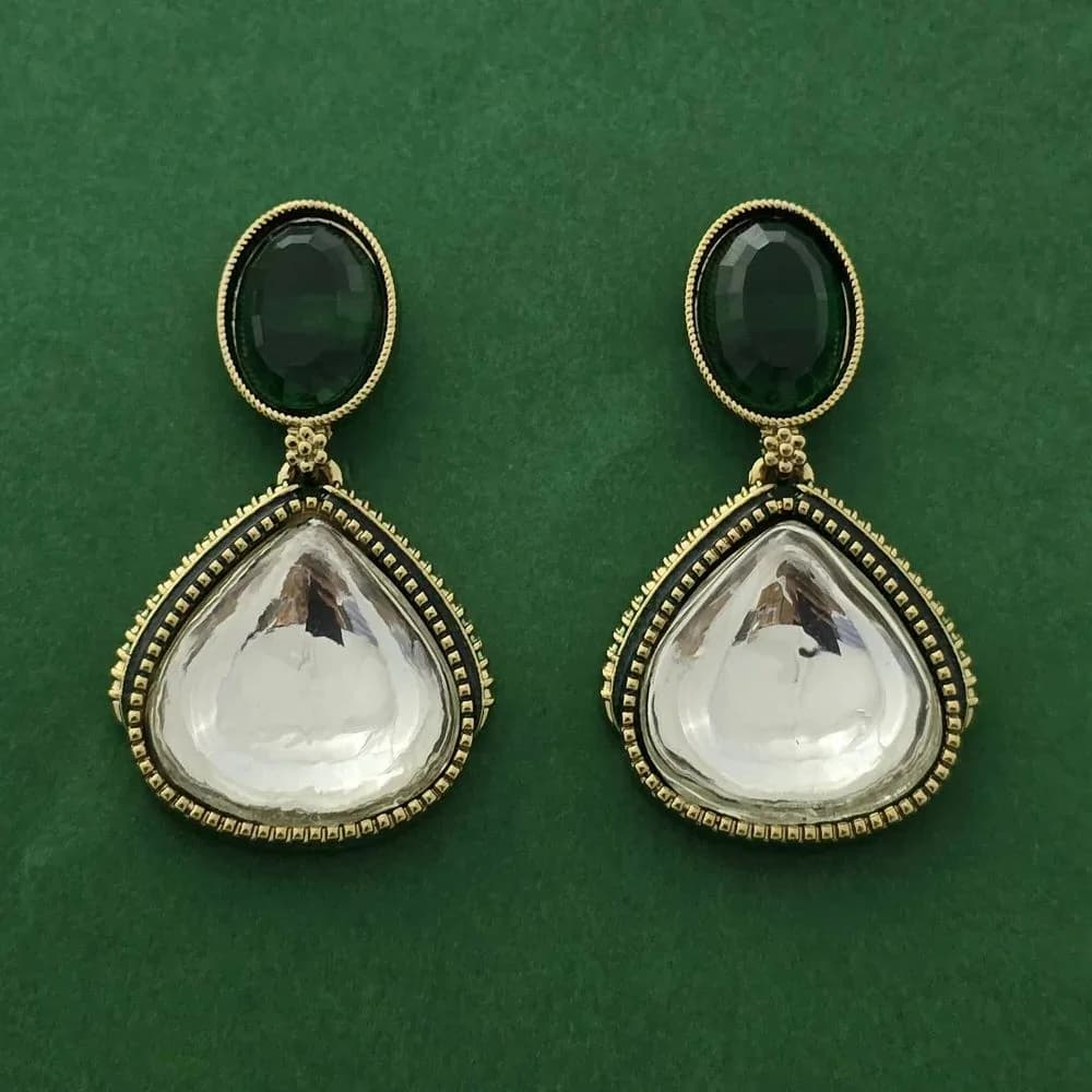 Aarohi lightweight meenakari drop earrings
